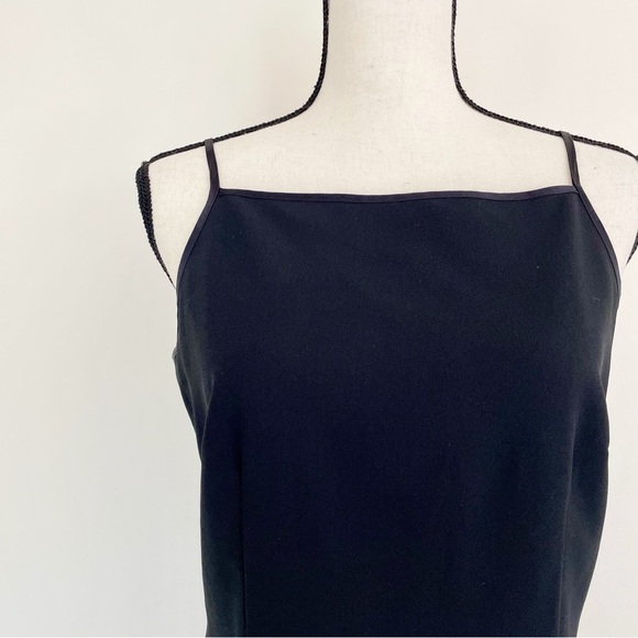 Vintage 90s Sheer Back Little Black Dress - Picture 5 of 6